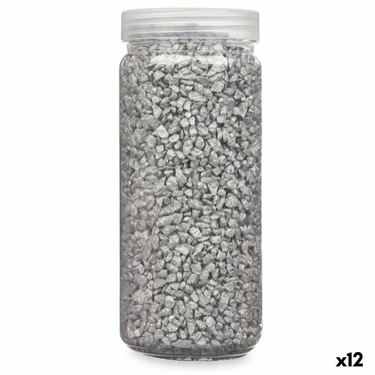 Decoratieve stenen Zilverkleurig 2 - 5 mm 700 g (12 Stuks)