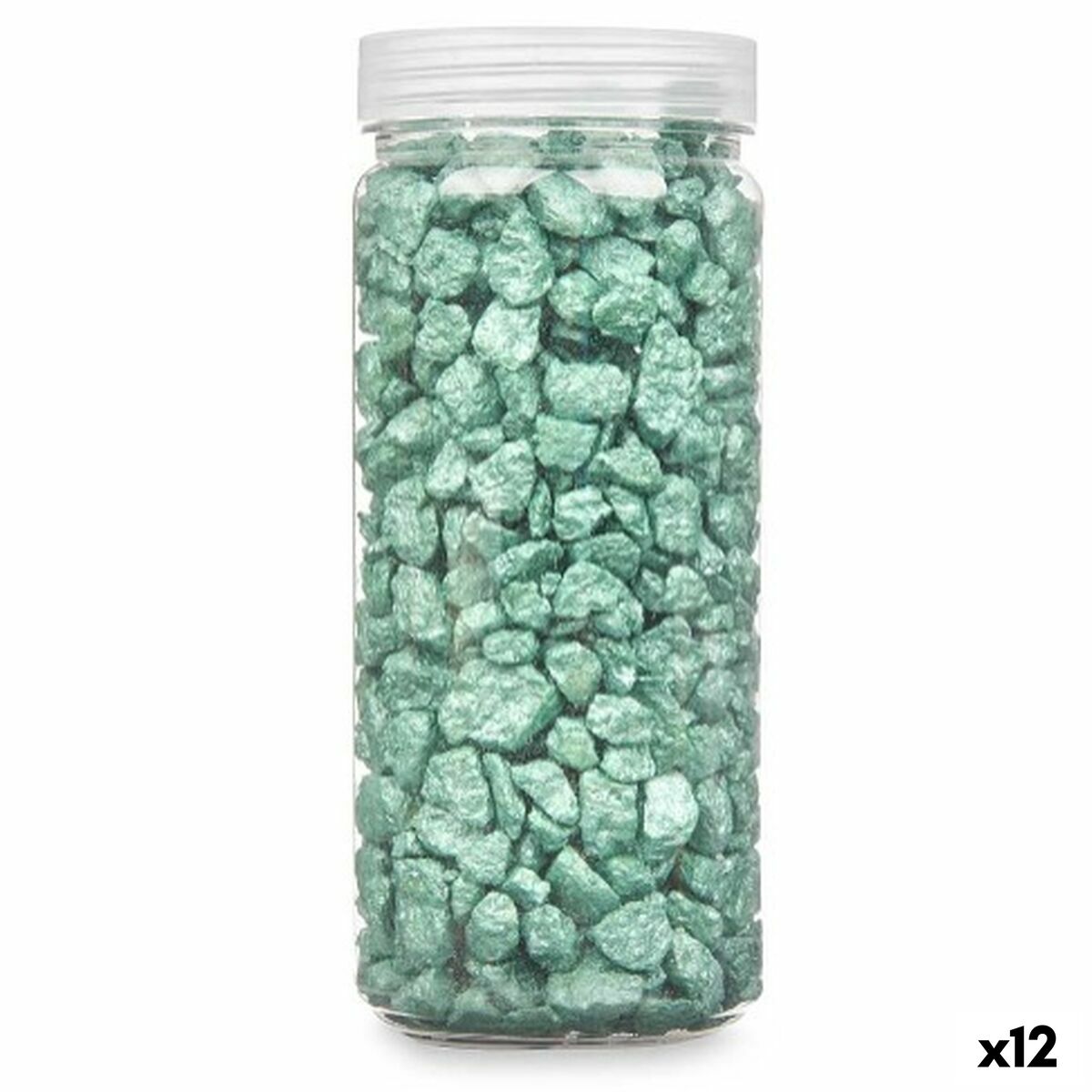 Decoratieve stenen Groen 10 - 20 mm 700 g (12 Stuks)