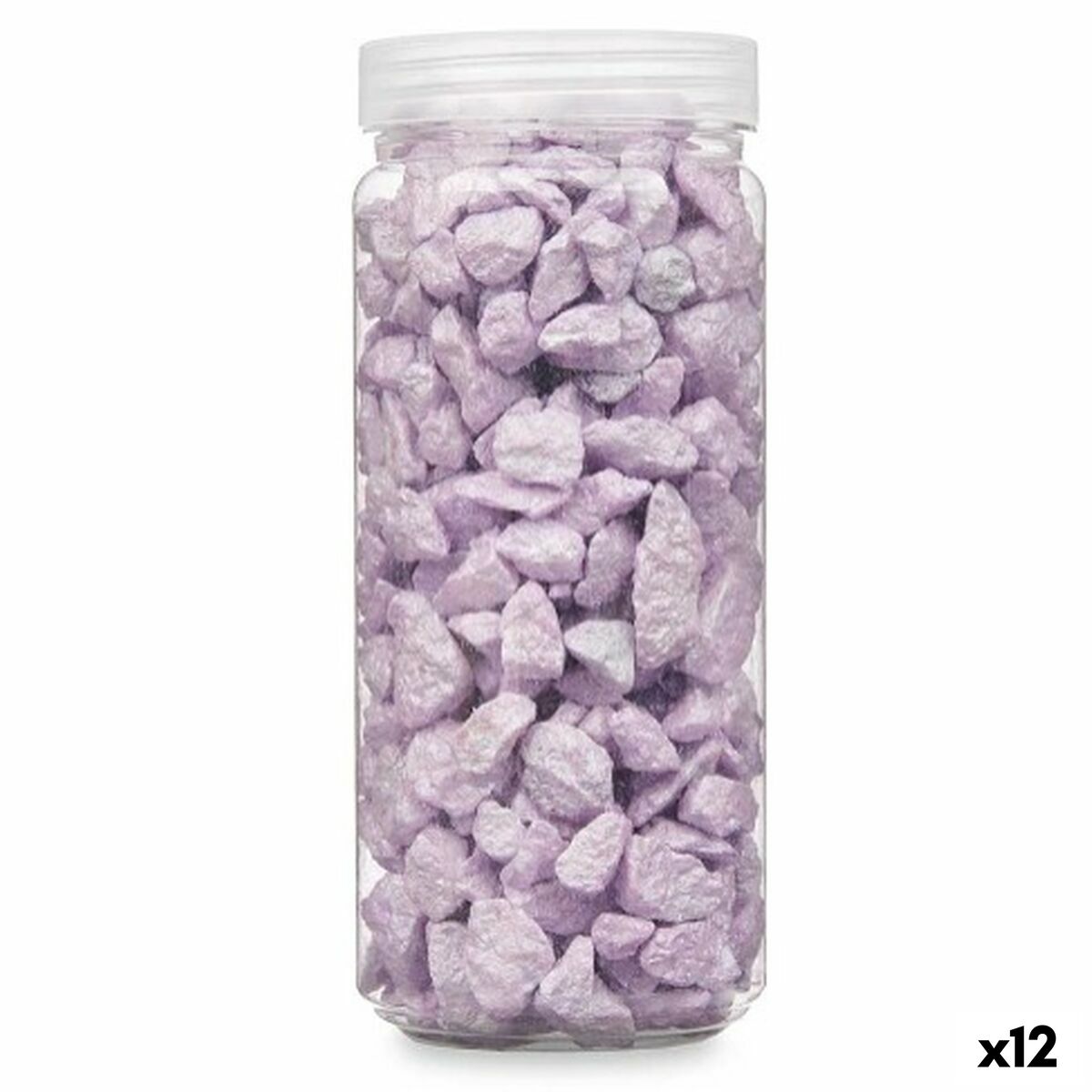 Decoratieve stenen Lila 10 - 20 mm 700 g (12 Stuks)