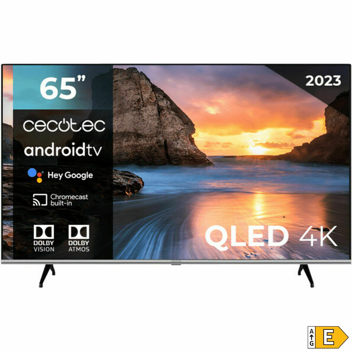 Smart TV Cecotec VQU10065 65" 4K Ultra HD LED Android TV HDR10 QLED
