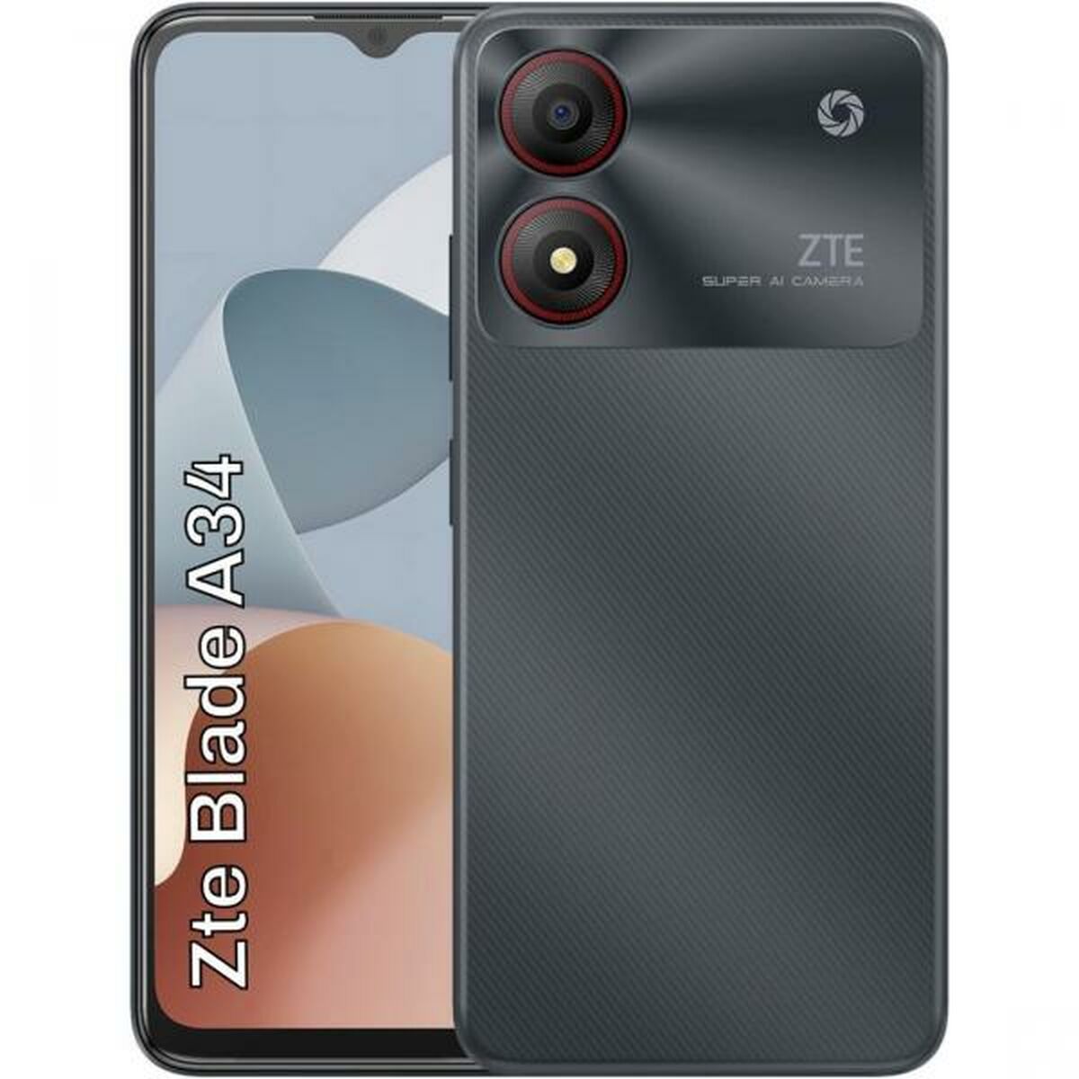 Smartphone ZTE Blade A34 6,6" 6 GB RAM 64 GB Grijs Bluetooth