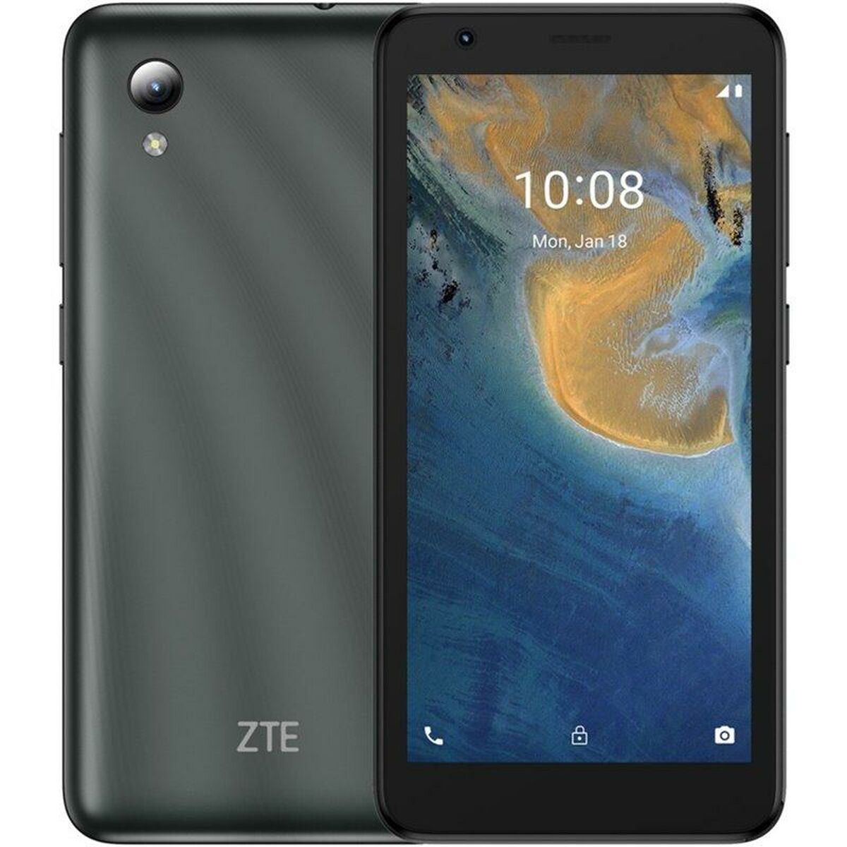 Smartphone ZTE 5" 1 GB RAM 32 GB 1,4 GHz Spreadtrum Grijs