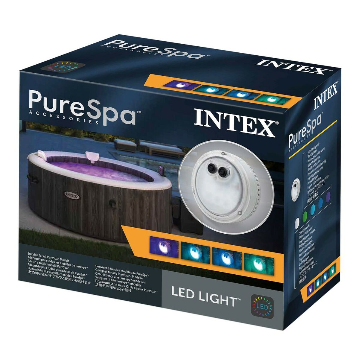 LED Lamp Intex 28503 Multicolour (8 Stuks)