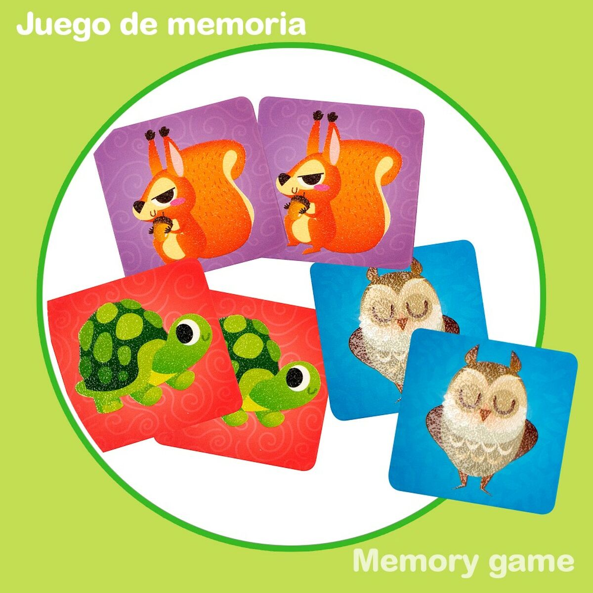 Memory Spel Lisciani Kinderpuzzel Tactiel 24 Onderdelen