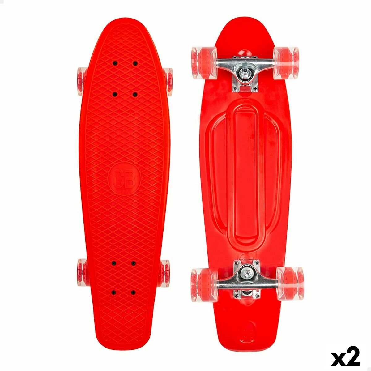 Skateboard Colorbaby Rood (2 Stuks)