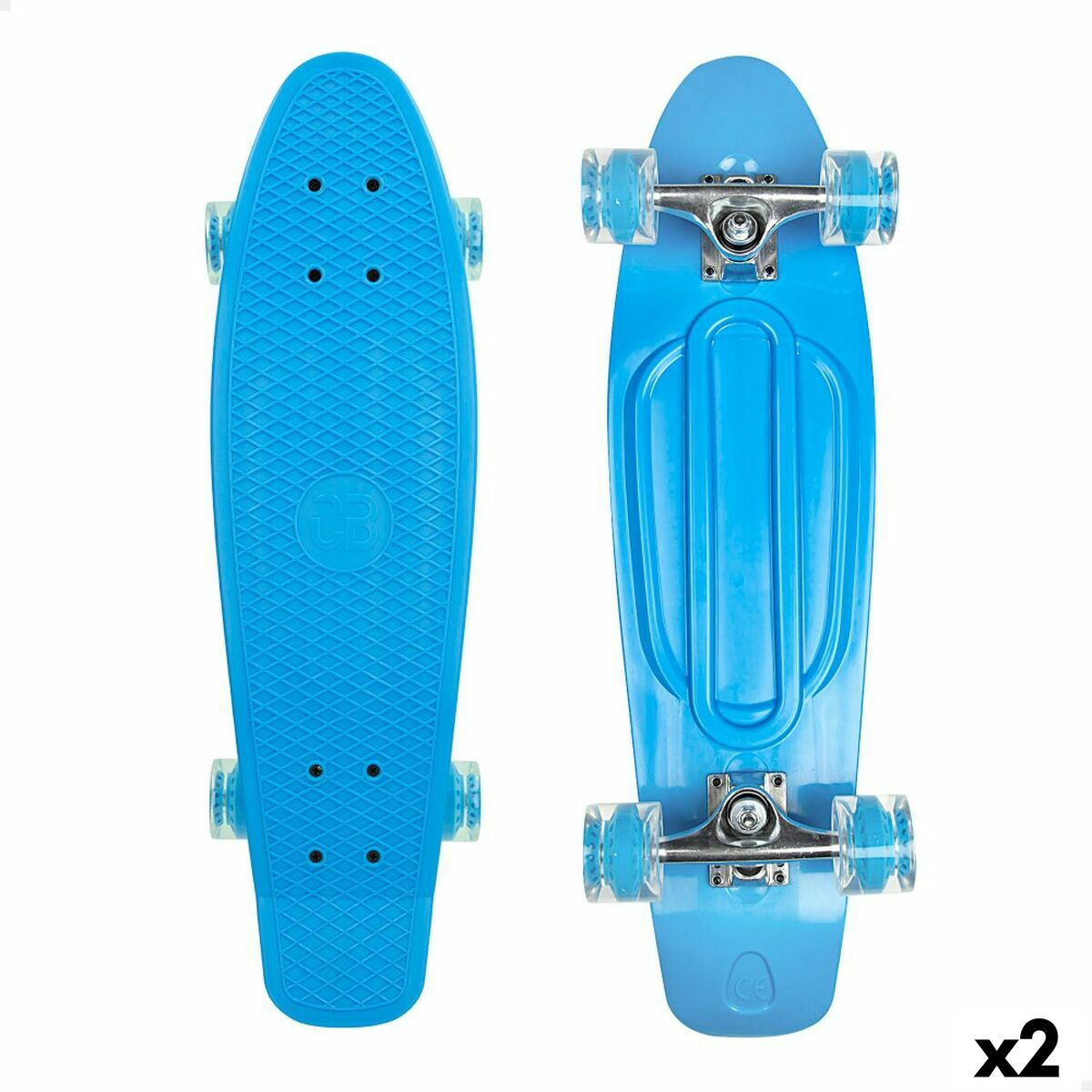 Skateboard Colorbaby Blauw (2 Stuks)