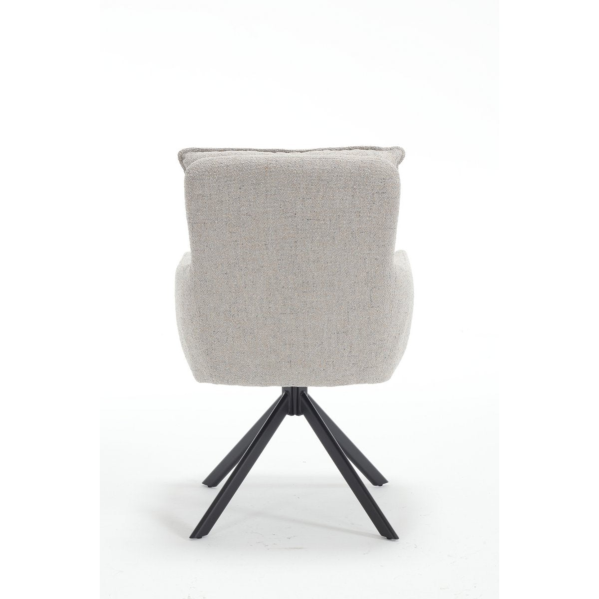 Fauteuil structuurstof grijs