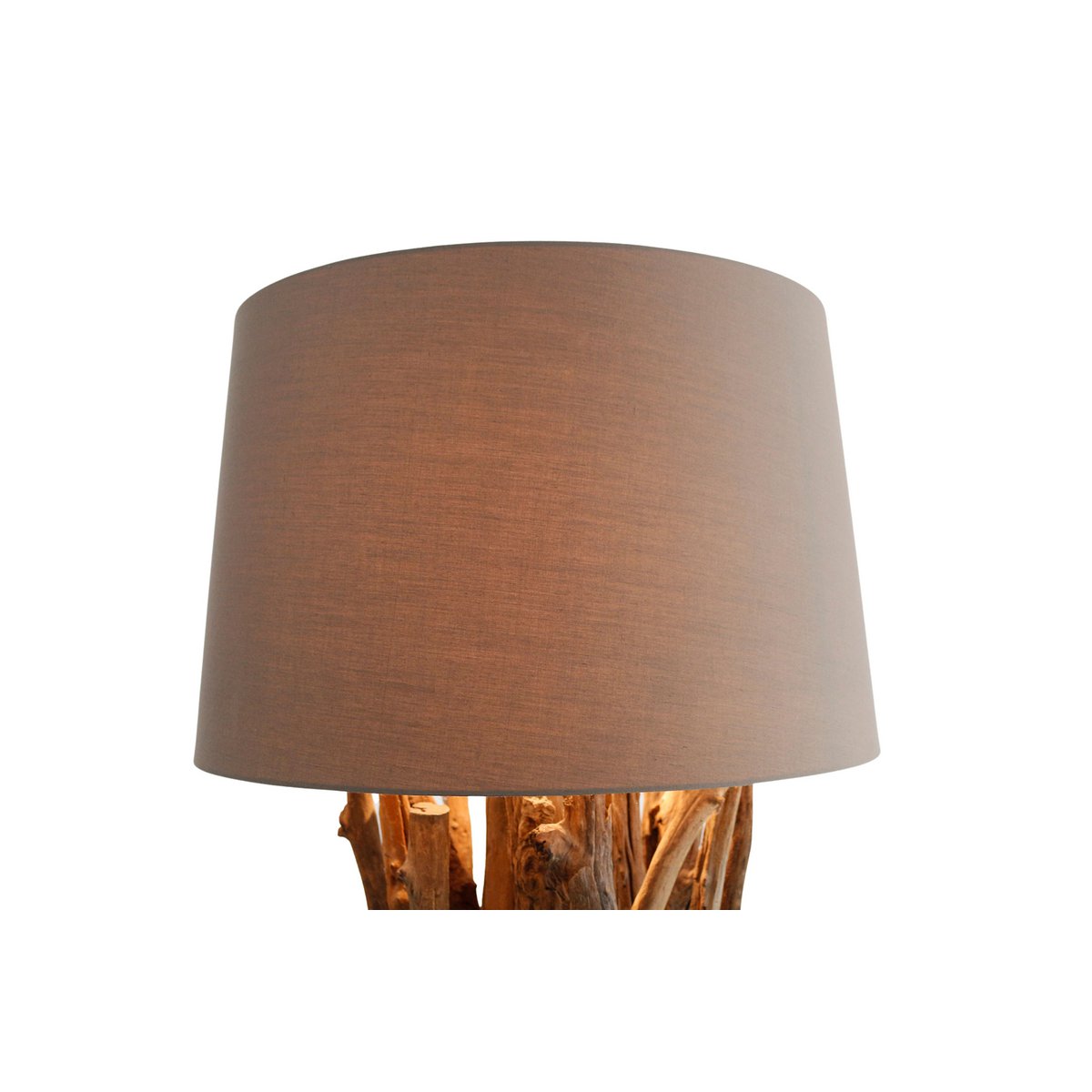 Vloerlamp drijfhout naturel/bruin 175 cm