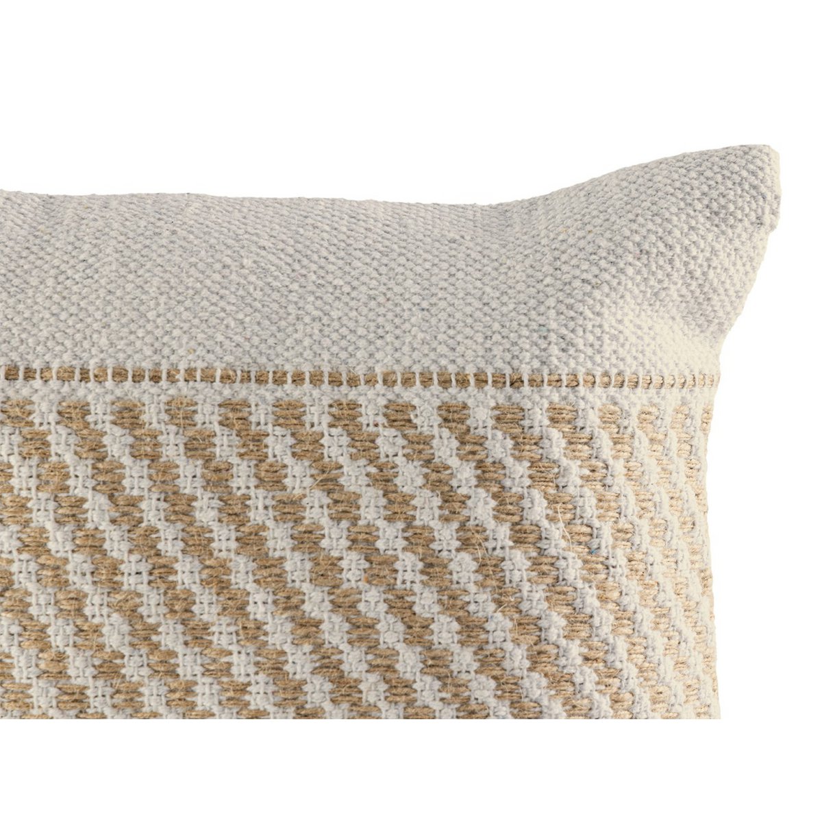 Sofak -kralen 40x40cm Set 2 Decoratieve kussens Decoratieve kussens Katoen en Jute Natuur