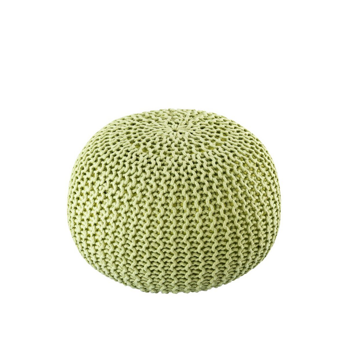 Pouf premium Ø45cm stoel kruk breien pouf in terras pool tuin duurzaam