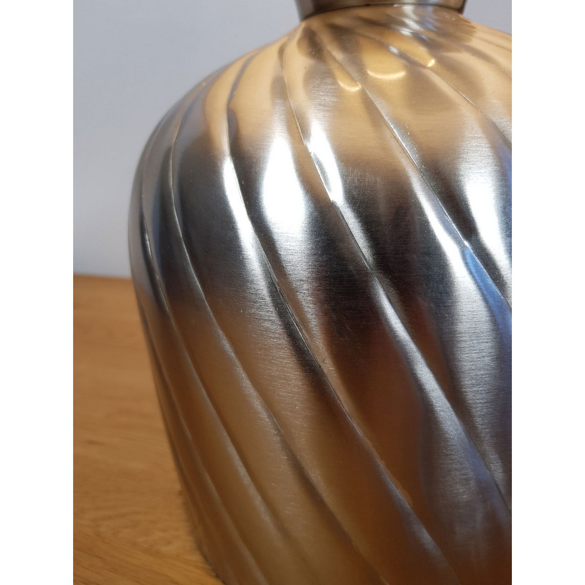 Tafellamp bedlamp ø 30 x H 52 cm tafellamp decoratieve lamp metalen voet goud zilver