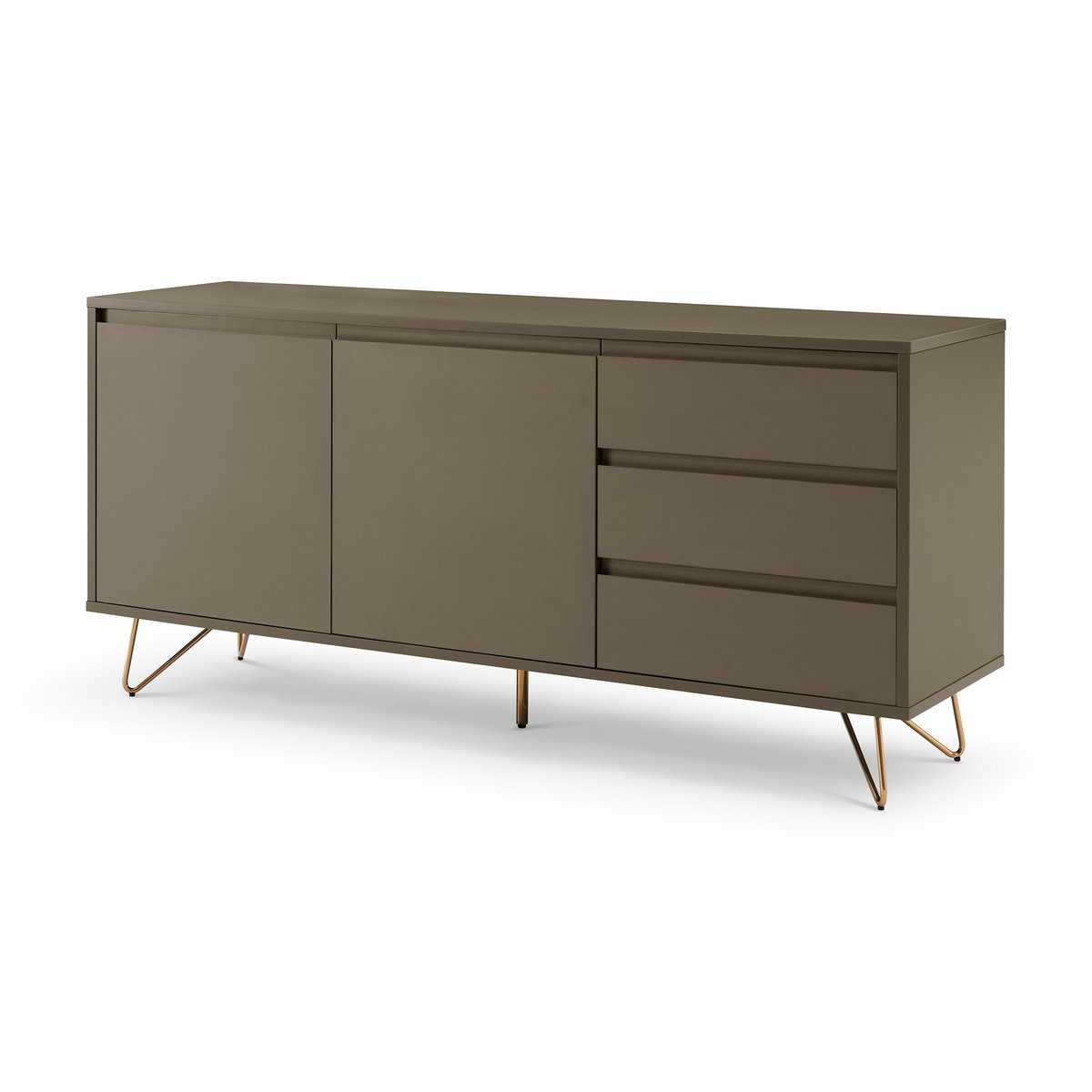 Dressoir met 2 deuren en 3 lades