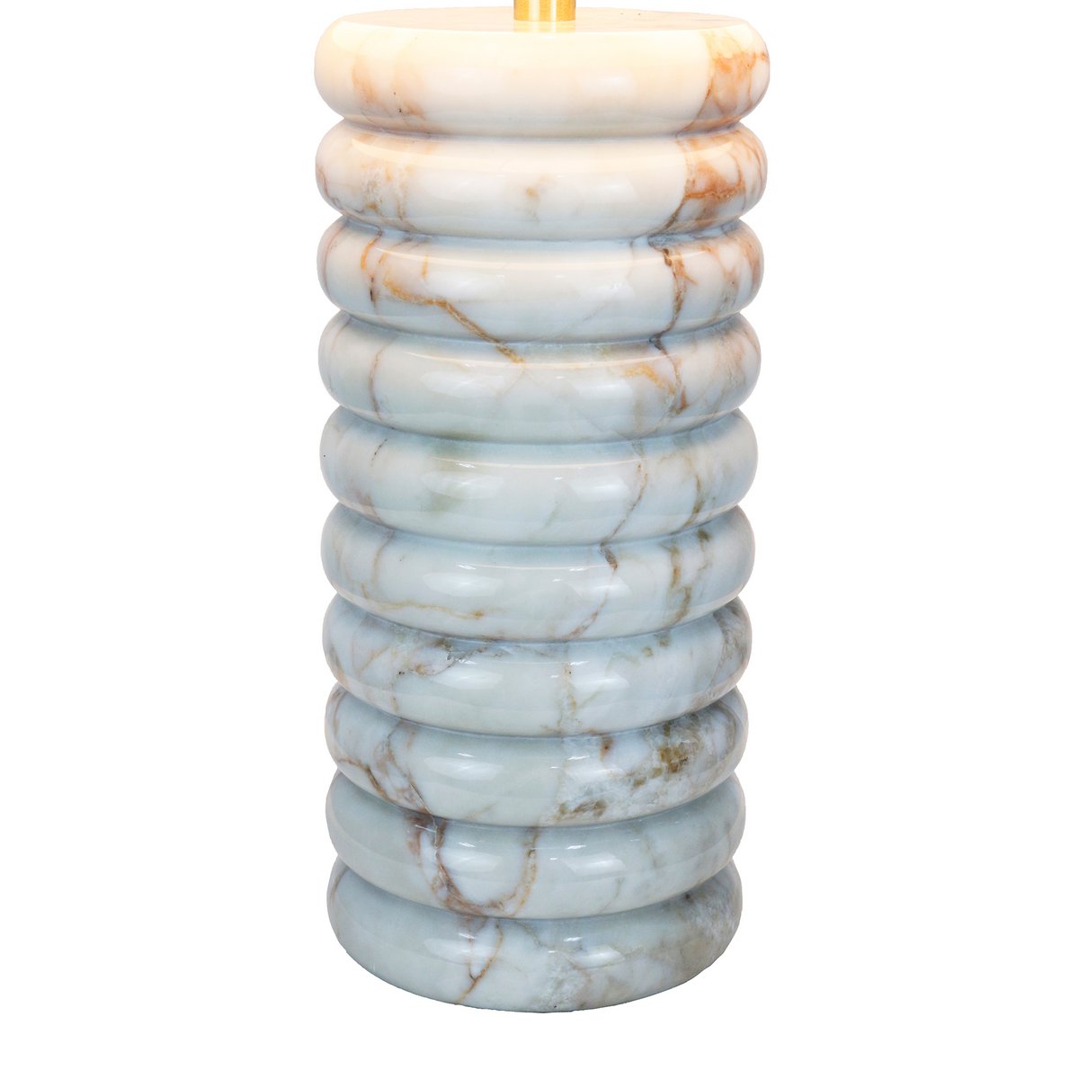 Tafellamp marmer/linnen beige