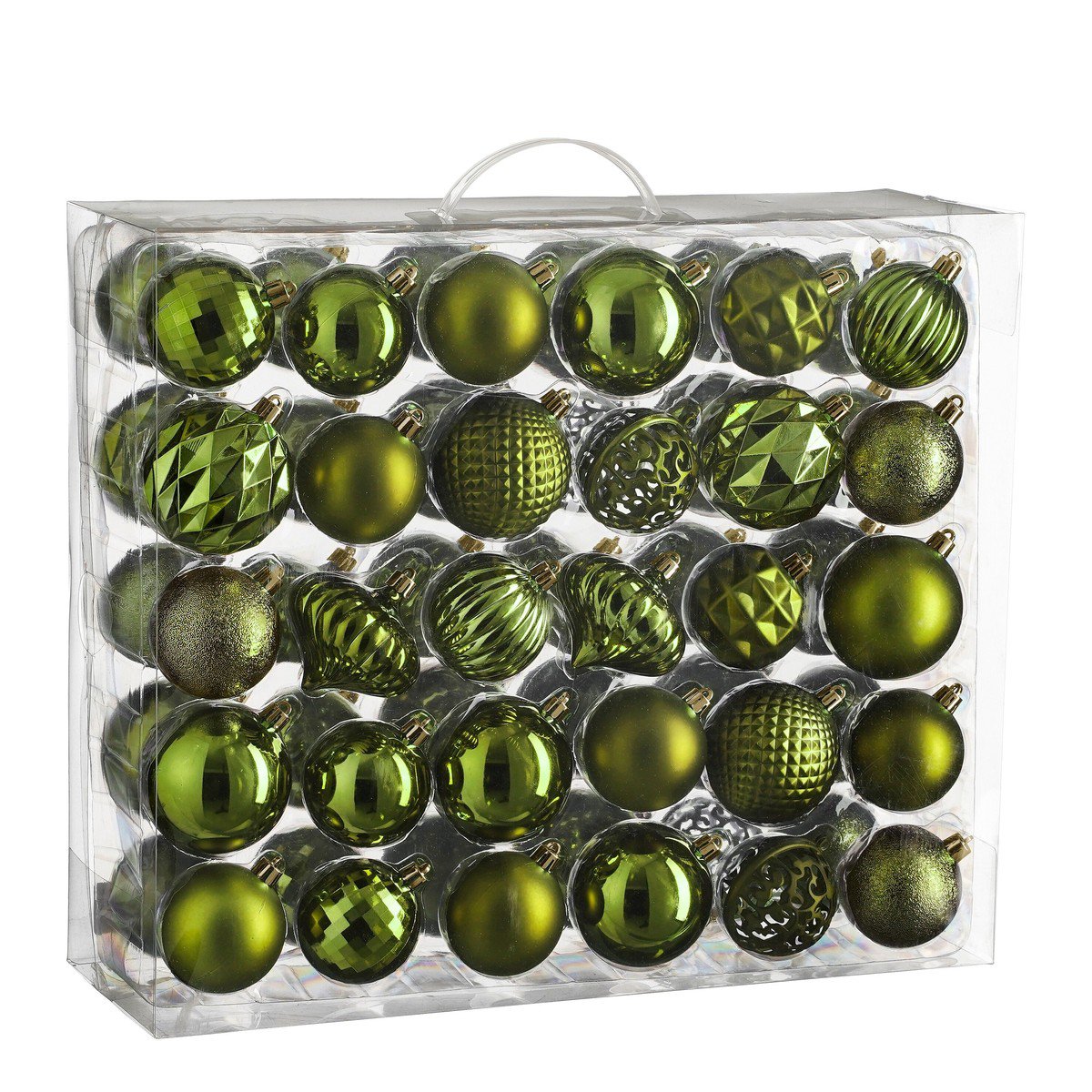 Kerstballen set Unbreakable baubles Donkerbruin