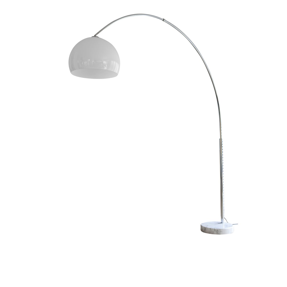 Booglamp 230 cm wit kunststof