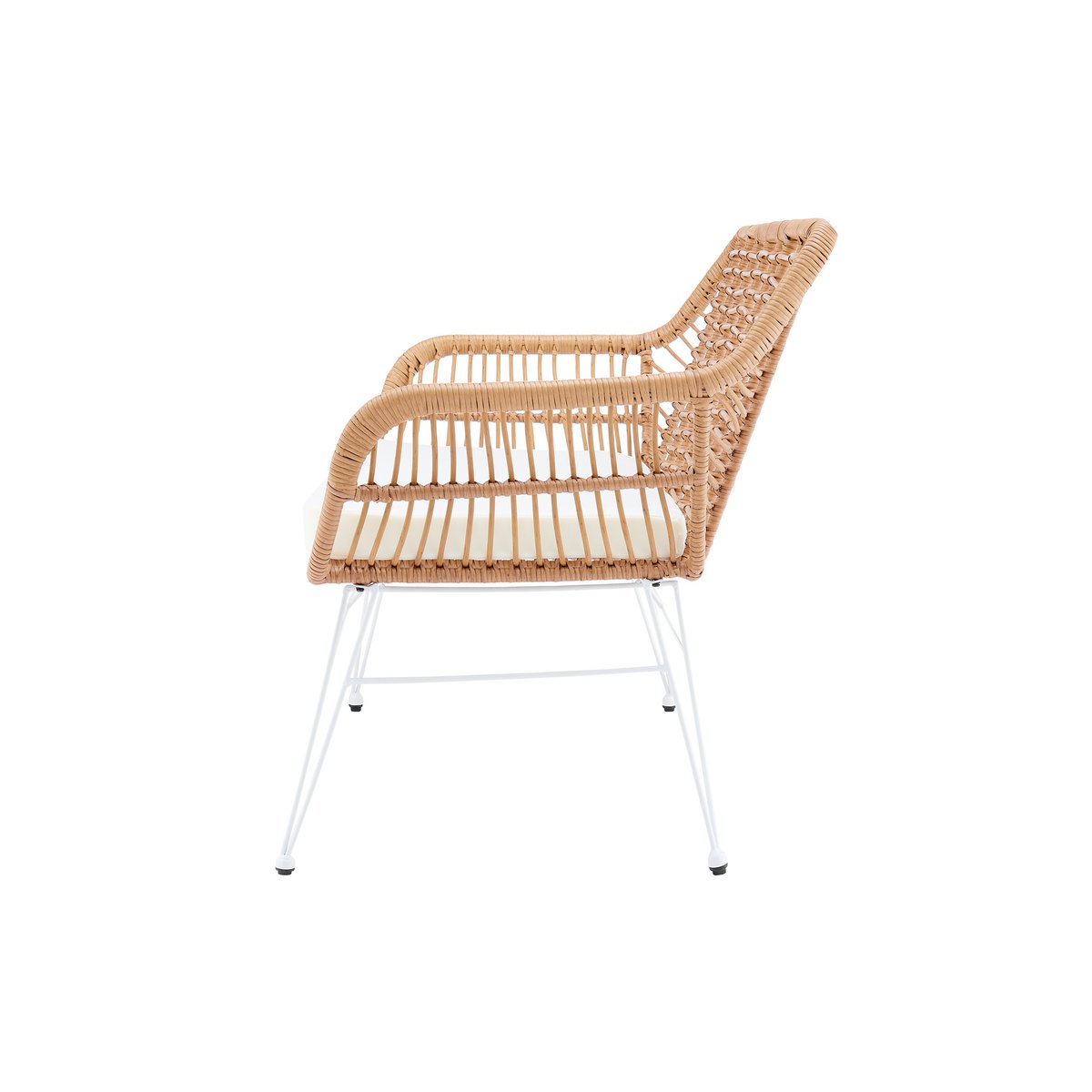Bank in naturel rotan look