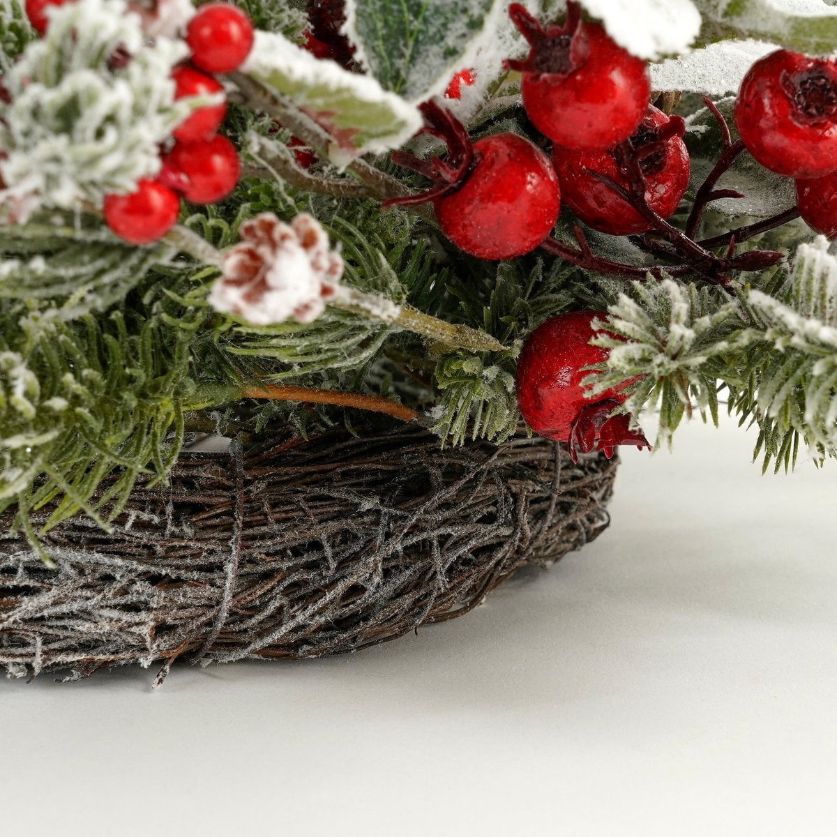 Kerstkrans Belfort Groen