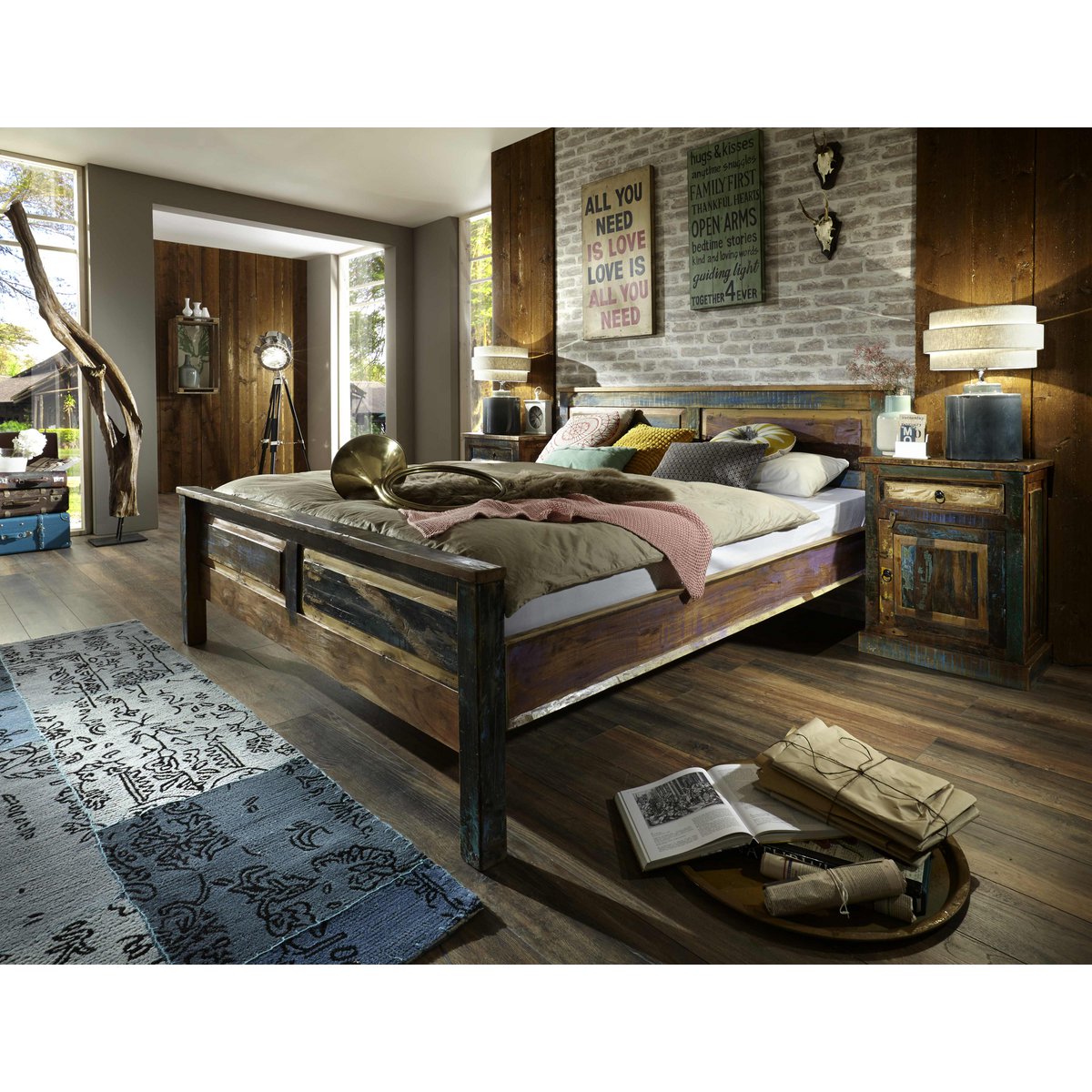 Bed, voor matrassen 180x200 cm