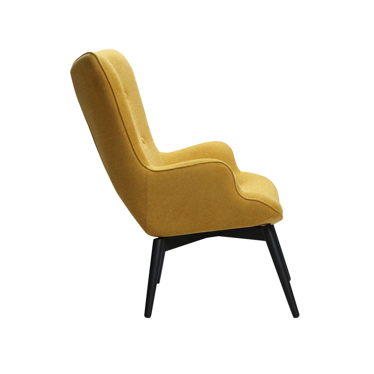 Fauteuil gele structuurstof