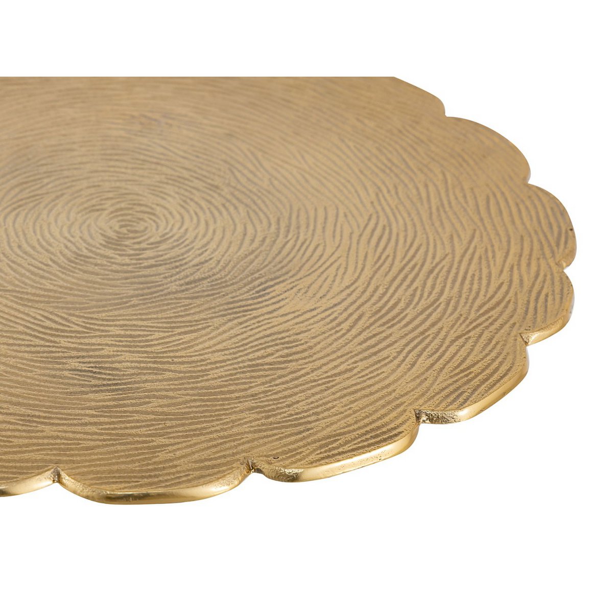 Bijzettafel metaal 4-delige siertafel Hilton ø 35 x H 45 cm rond zilver of goud aluminium