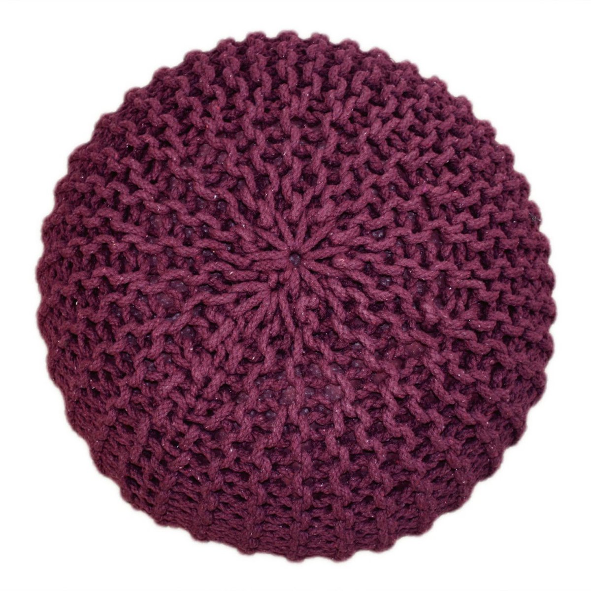 Pouf Ø 55 H 37 H 37 brei -kruk stoel pouf vloerkussen duurzaam