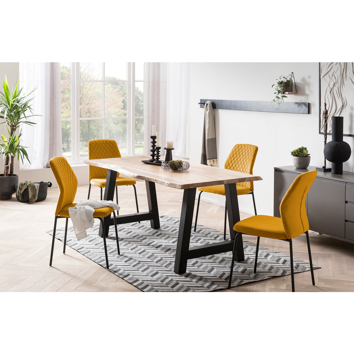 Acacia eettafel 220x110 cm