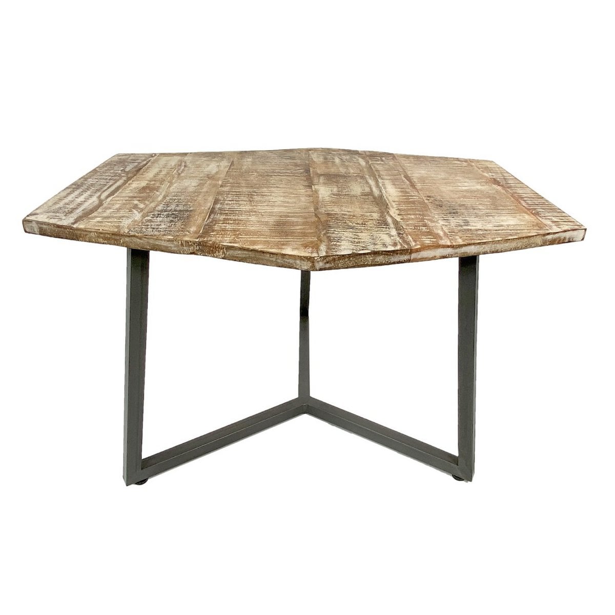 Salontafel set 2-delig woonkamertafel bijzettafel Paris metalen frame zwart wit of antiek zilver