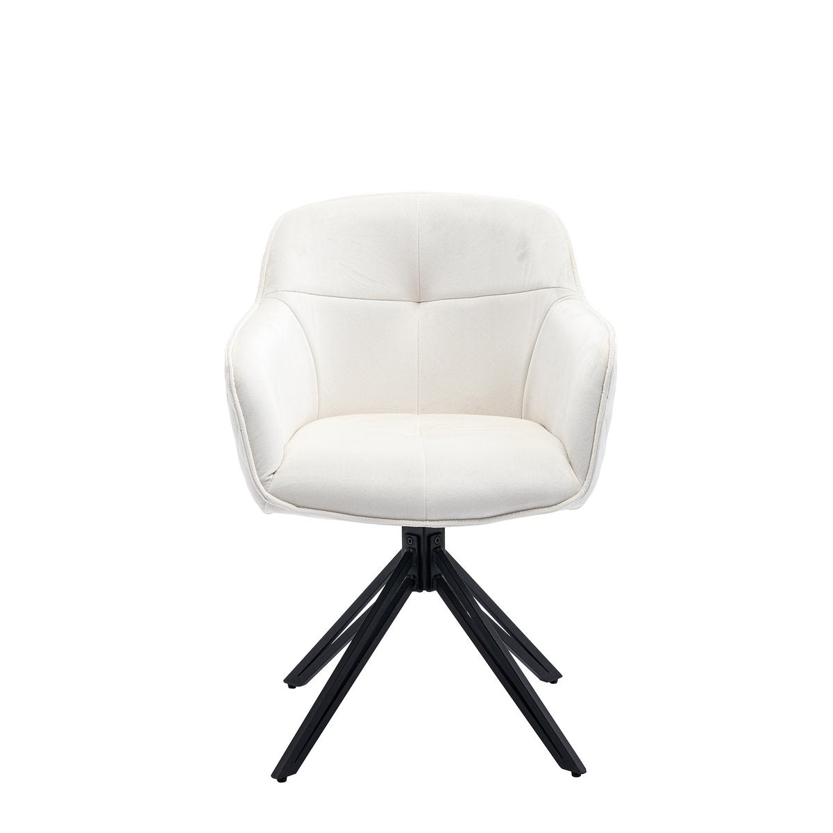 Fauteuil met honingraatquilt beige