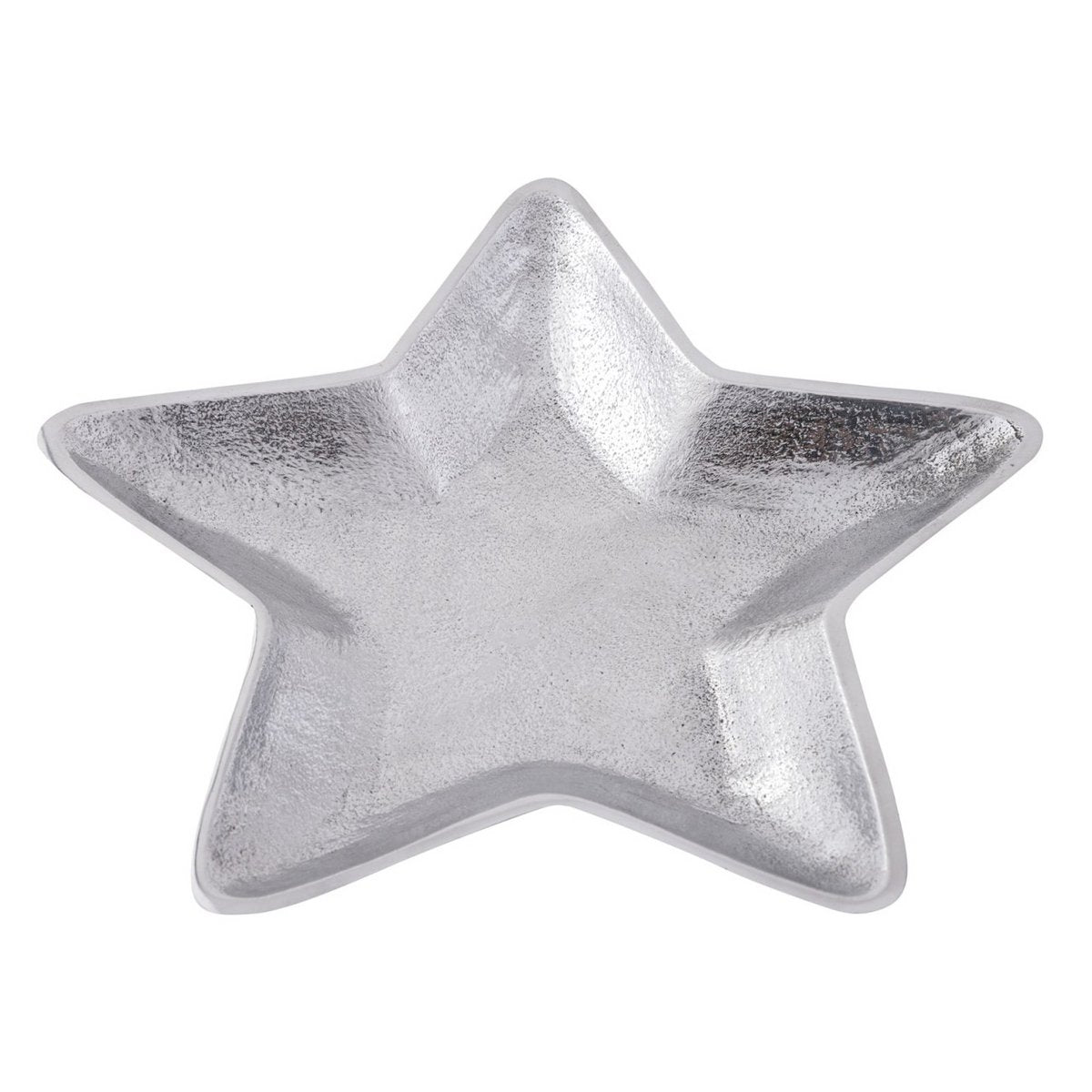 Deco Shell Star 2er Set Starlight Gold of Silver Christmas Decorations Aluminium