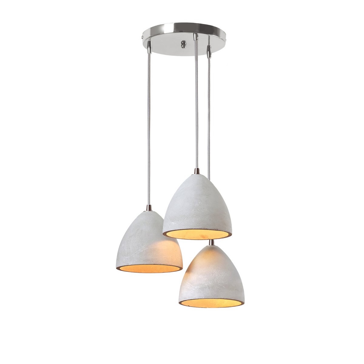 Hanglamp 3 vlammen rond