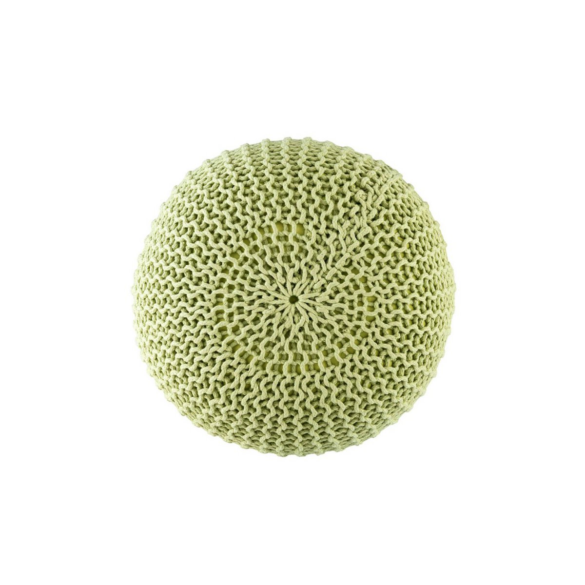 Pouf premium Ø45cm stoel kruk breien pouf in terras pool tuin duurzaam