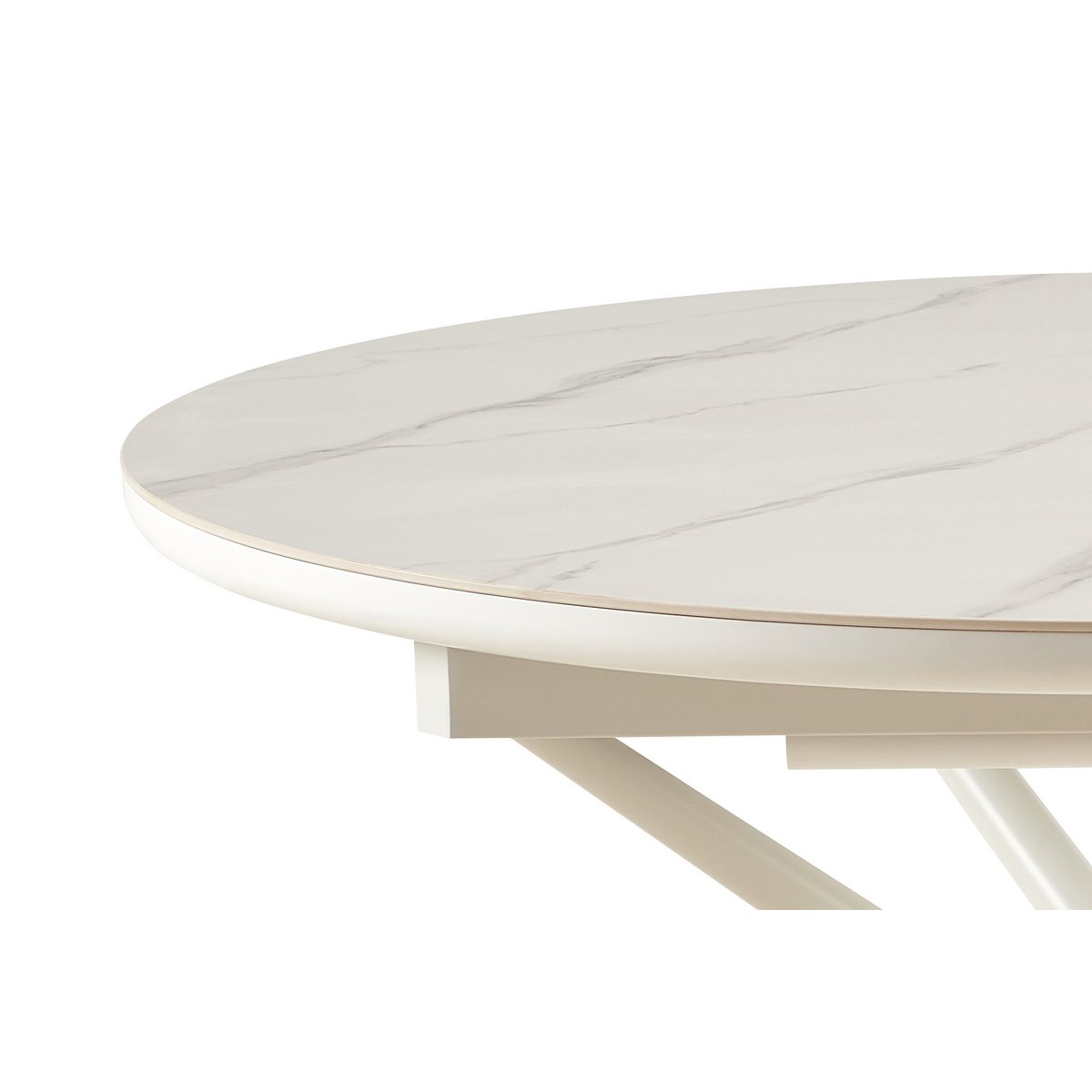 Eettafel Ø120 cm wit
