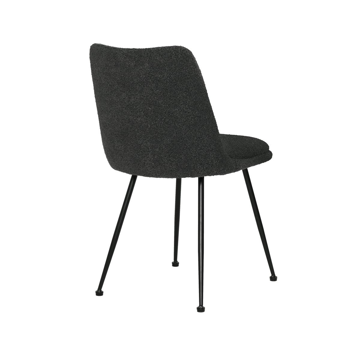 Set van 2 stoelen met bouclé bekleding