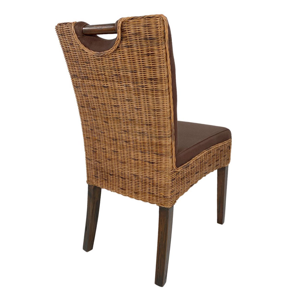 Rattan stoelen eetkamerstoelen gezet 6 stukken wintertuinstoelen bilbao gestoffeerde stoelen prairie bruin