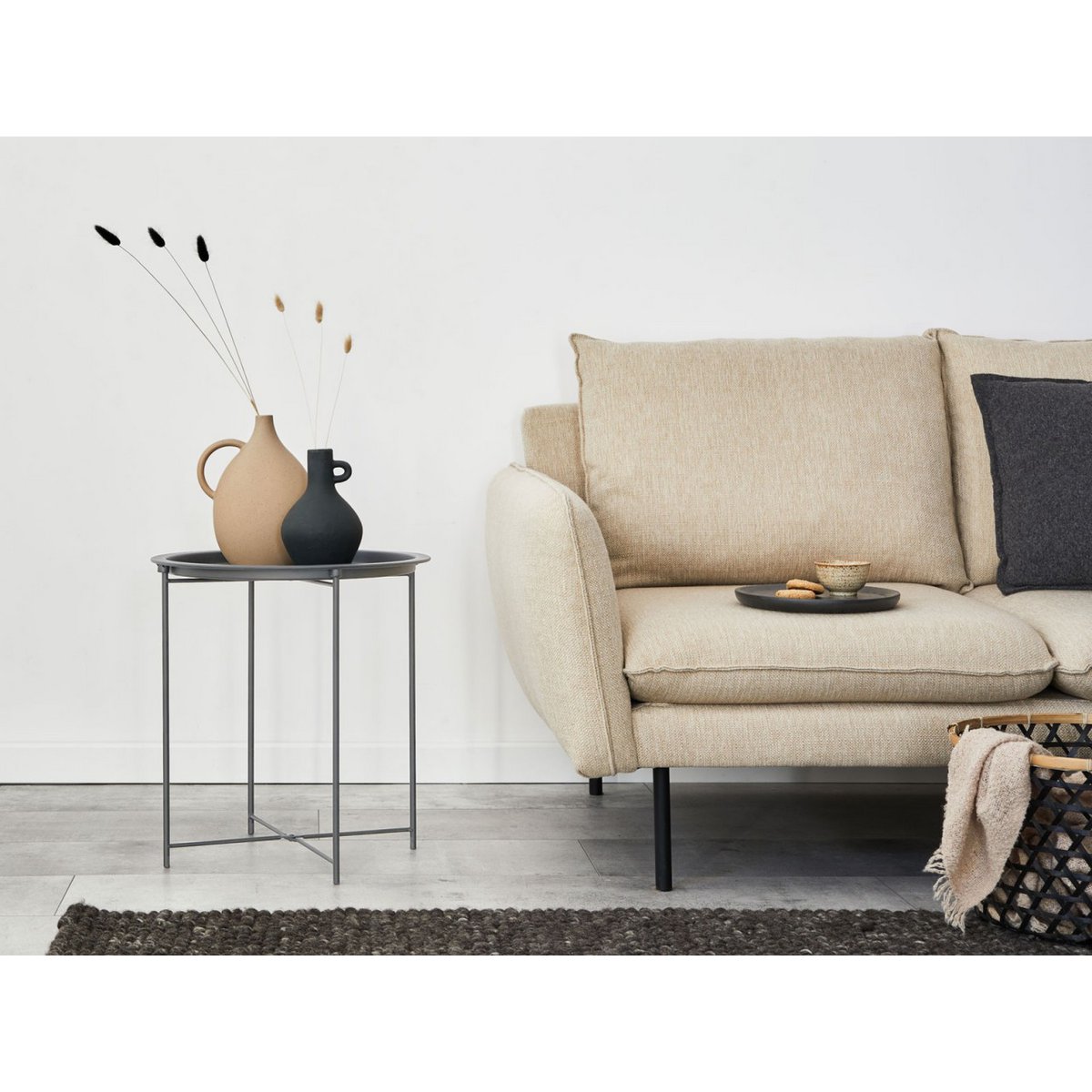 Bijzettafel Ø 47 H 51 2. Kies Tuintafel Balkon Tabel Terasses Tabel Ronde Alberta Metaal Small Ver