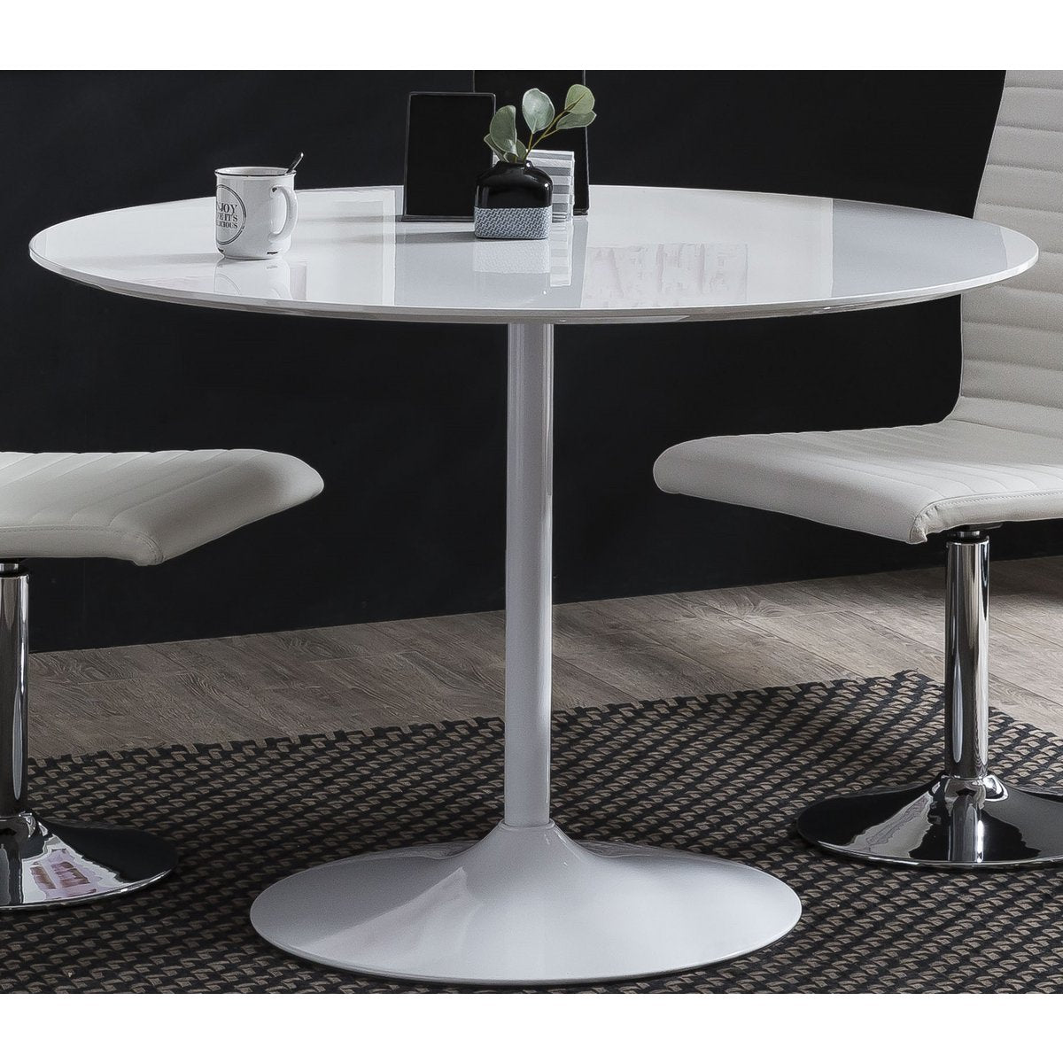 Bistrotafel rond wit Ø110 cm