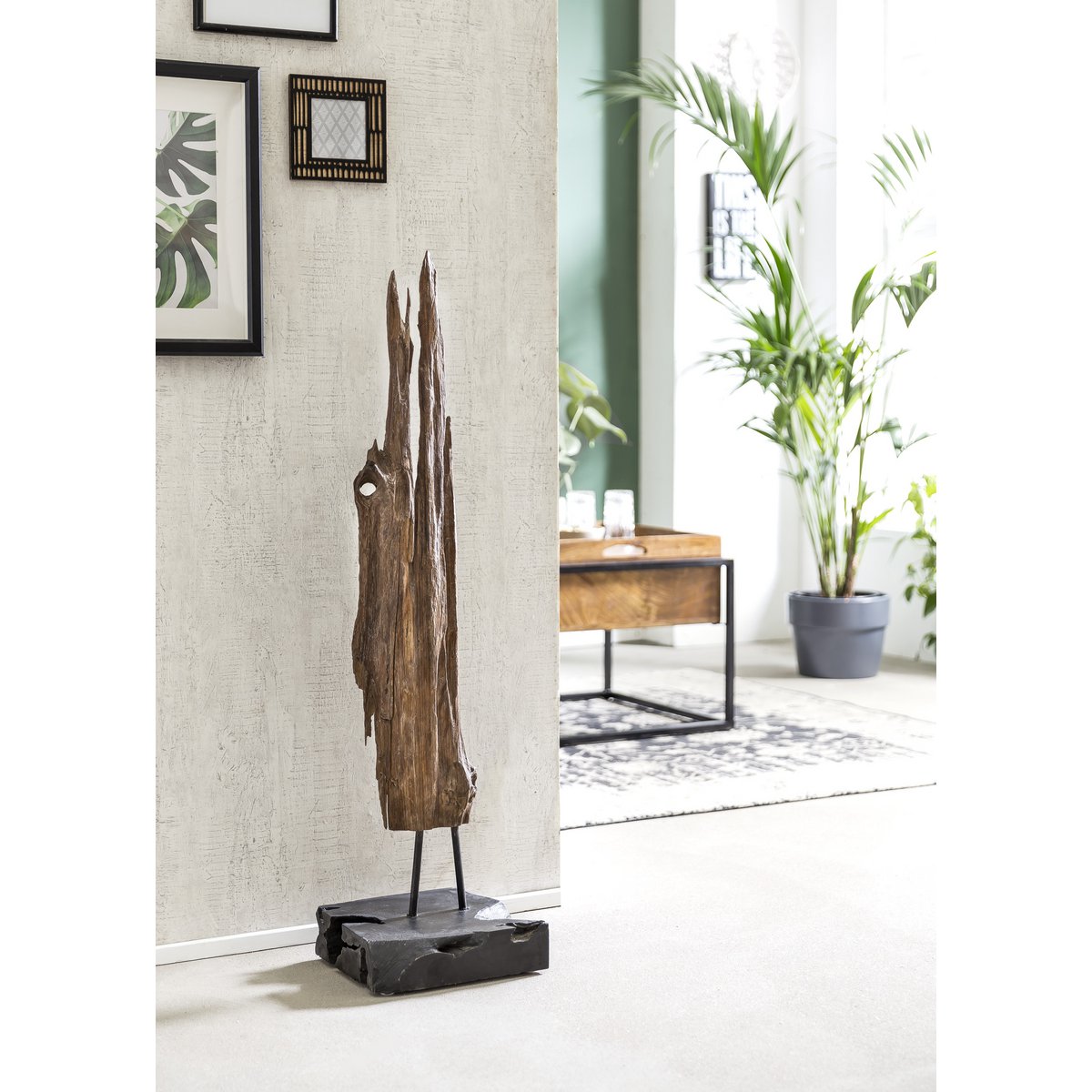 drijfhout sculptuur