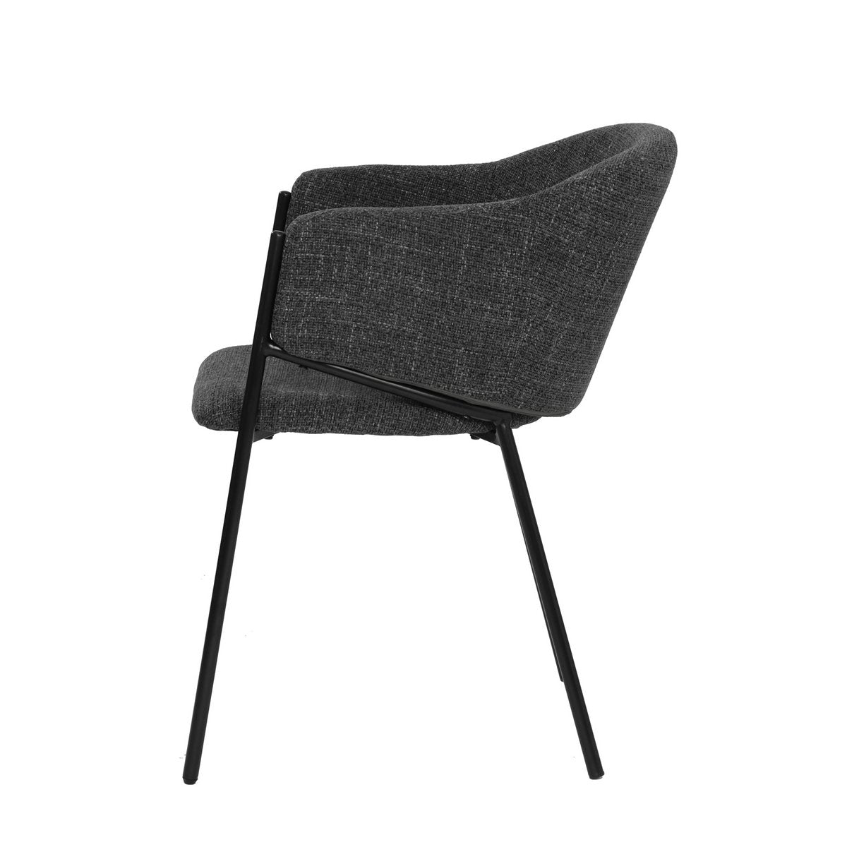 Fauteuilset van 2 met structuurstof