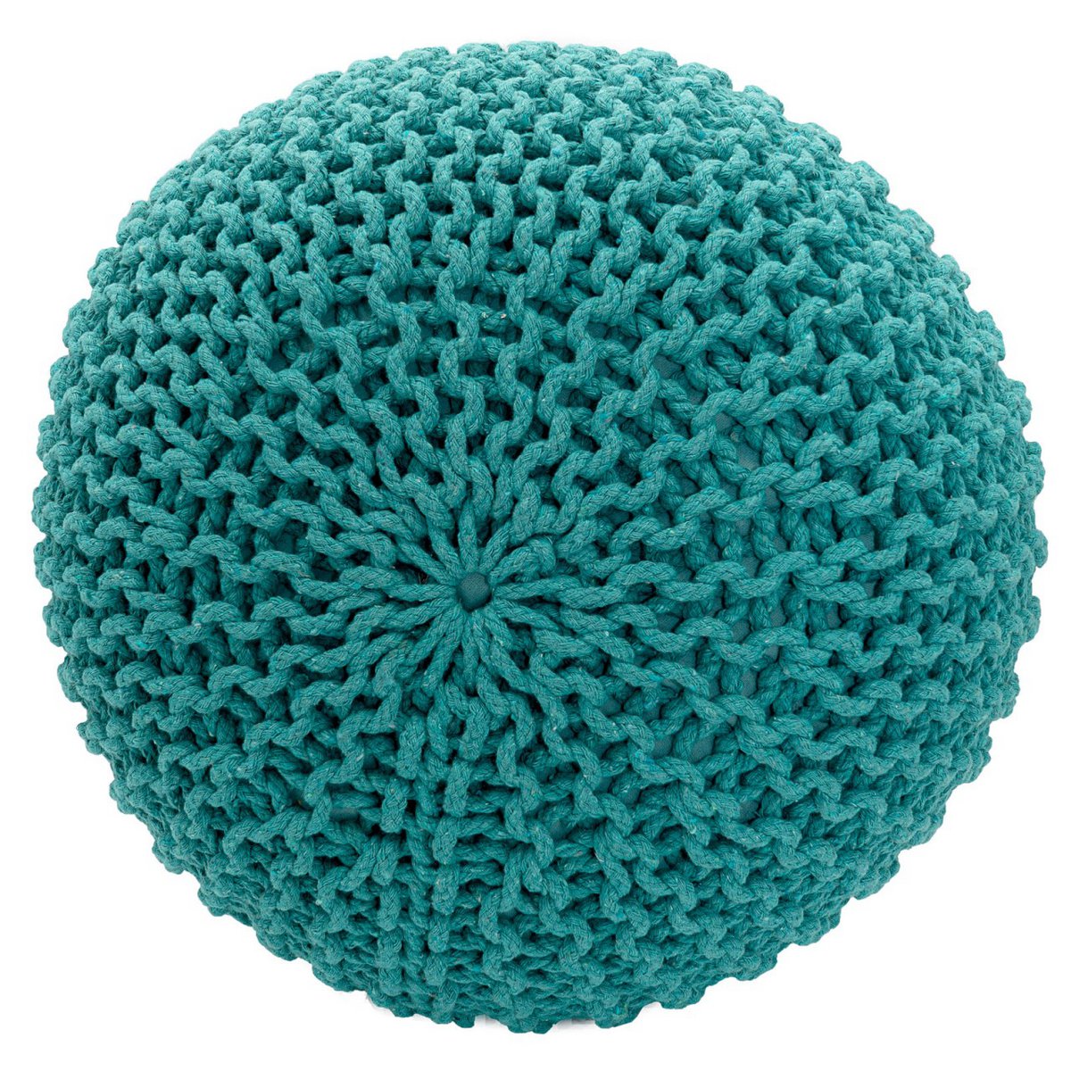 Pouf Ø 55 H 37 H 37 brei -kruk stoel pouf vloerkussen duurzaam