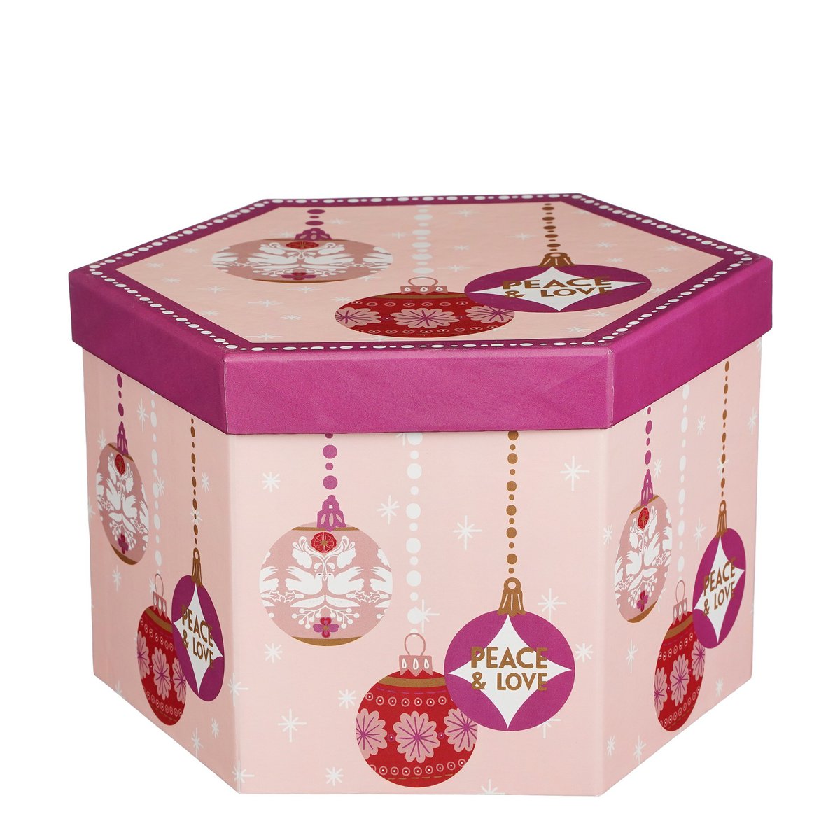 Kerstballen set  Rood