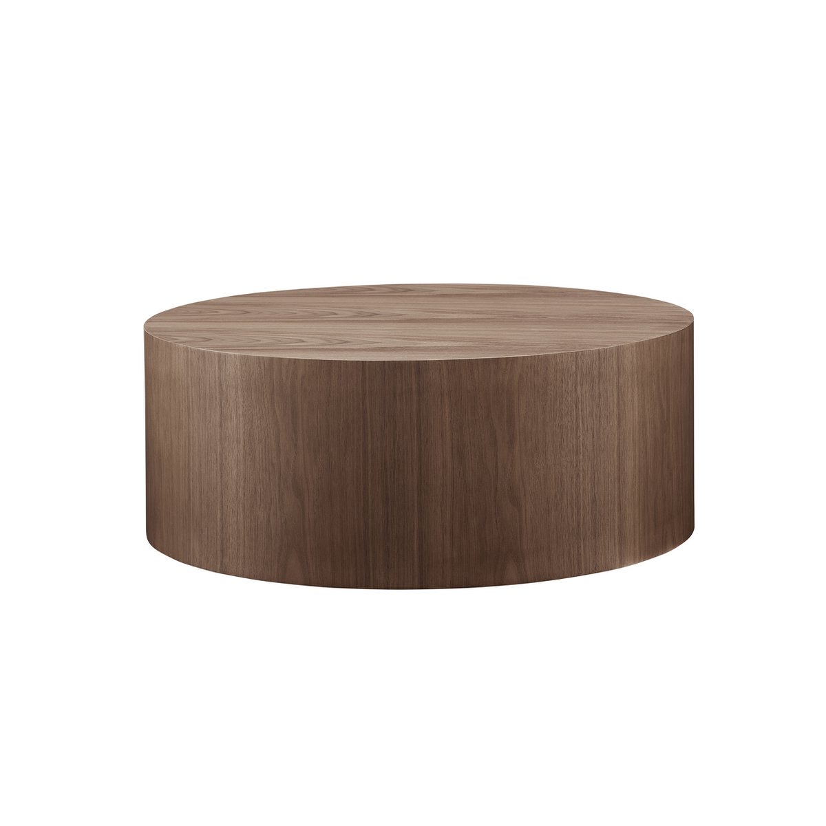 Couchtisch Ø 80 cm Walnuss