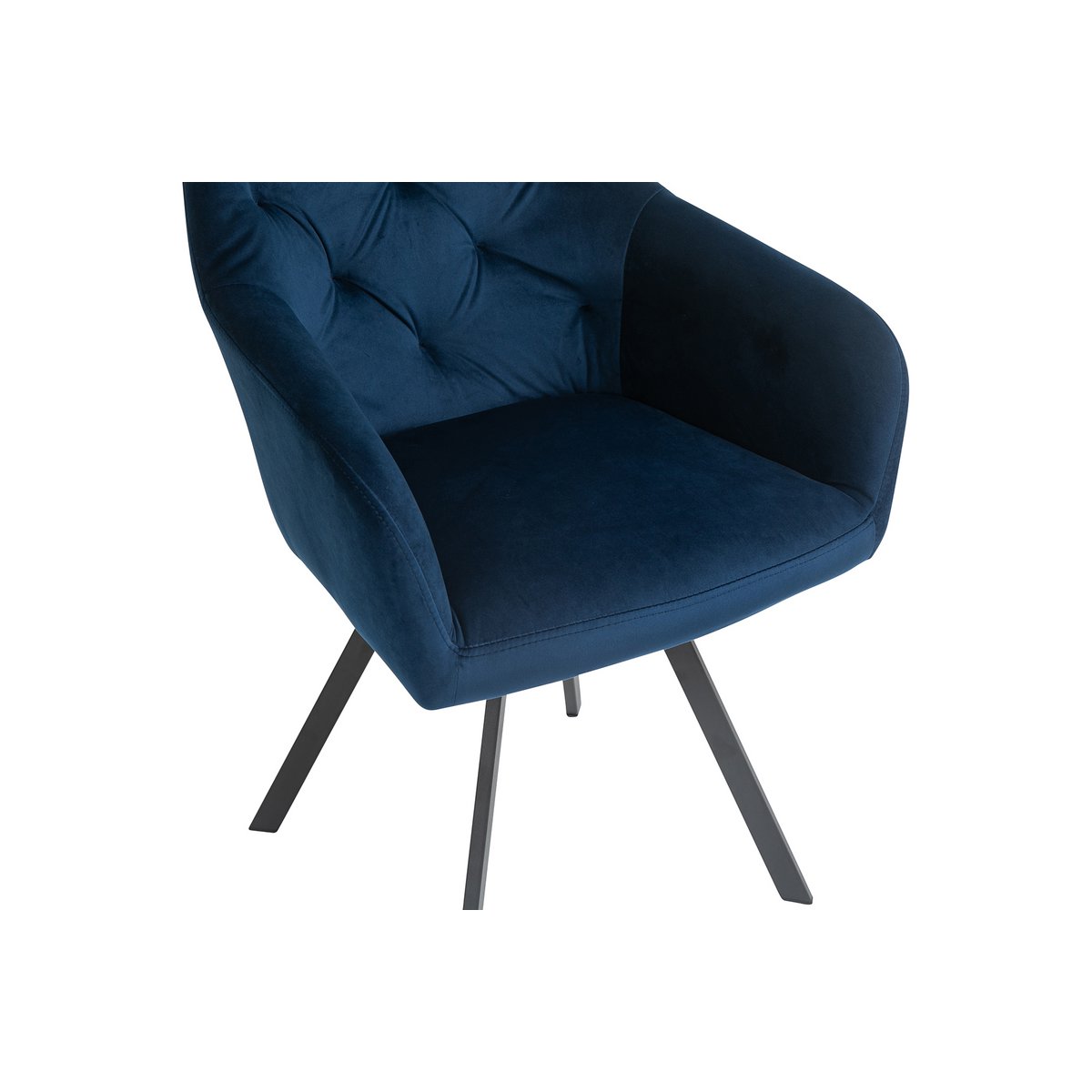 Fauteuil met 360° draaifunctie Blauw
