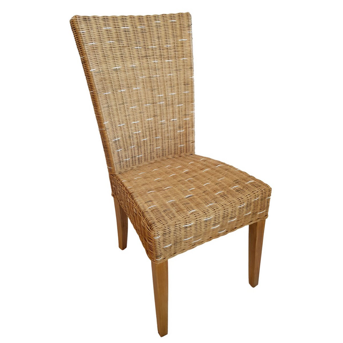 Eetkamerstoelen rattan stoelen wintertuin gangen cardine 6 stuks cappuccino