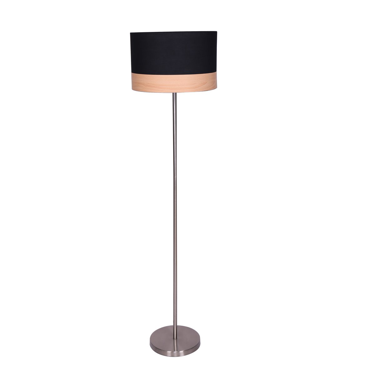 Vloerlamp rond zwart Ø 38 cm