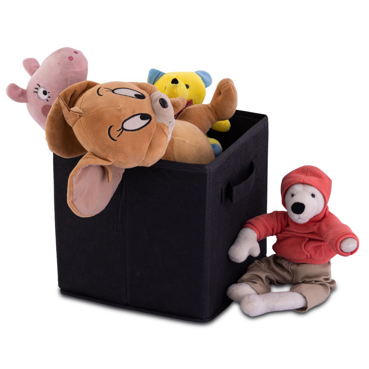 Opslagboxen opvouwbare vouwkast 26x26x26 cm 6 -pack opbergdoos vierkant