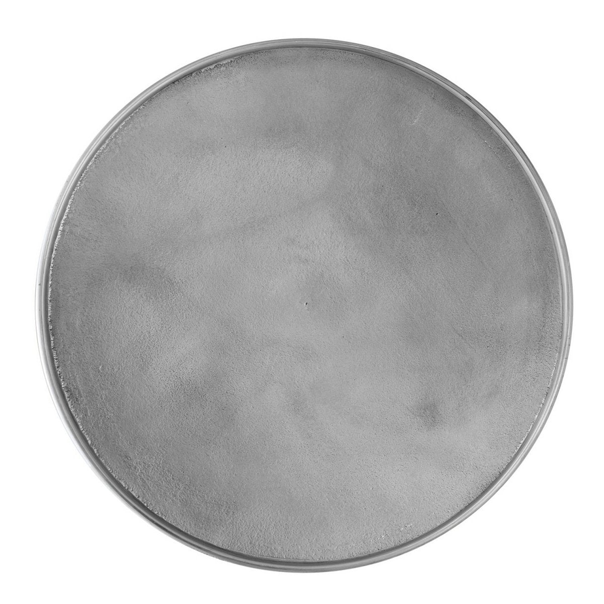 Decoratieve tafel metalen bijzettafel ø 40 x 45 cm rond Cairo zilver of goud aluminium oriental