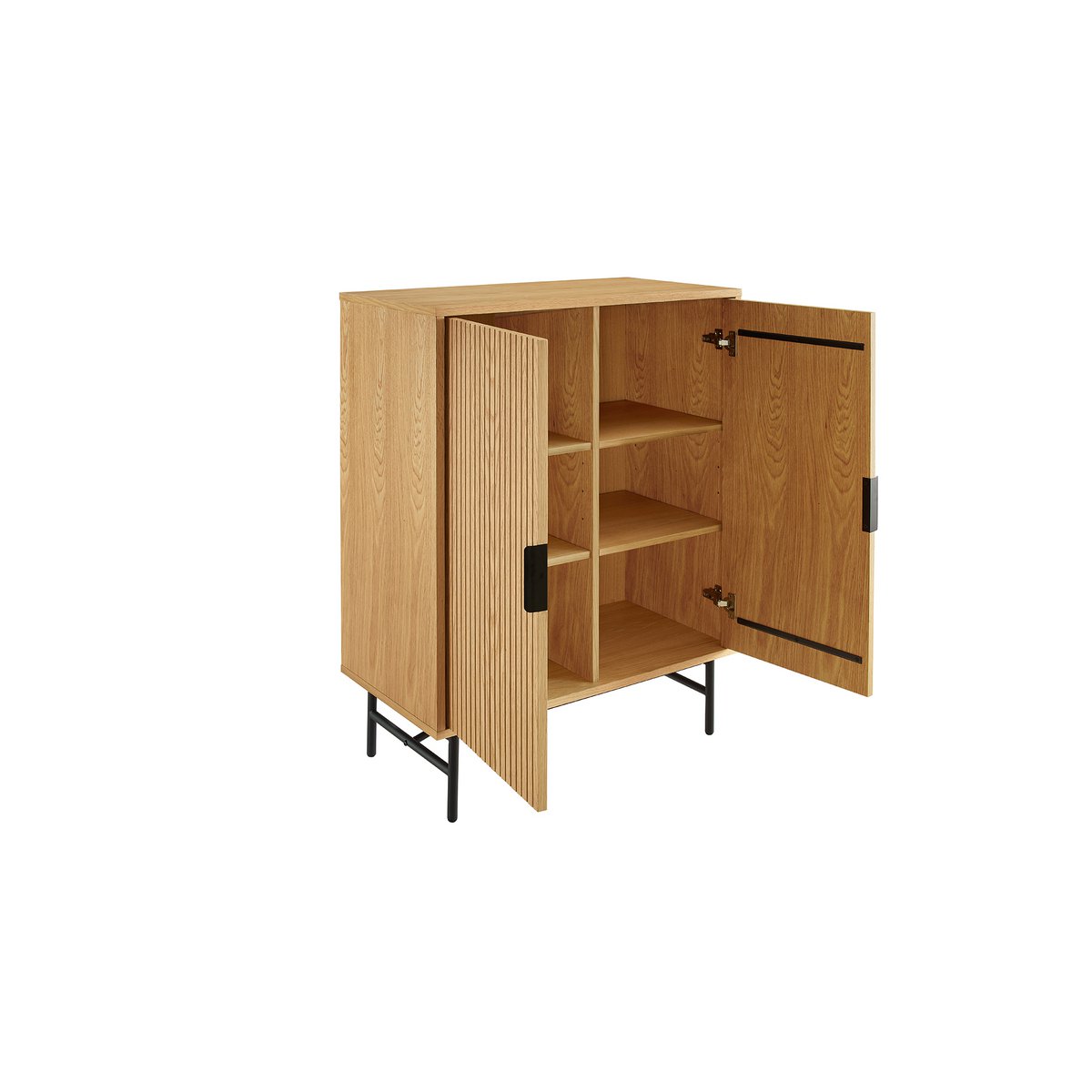 Ladekast 80 cm eiken echt houtfineer