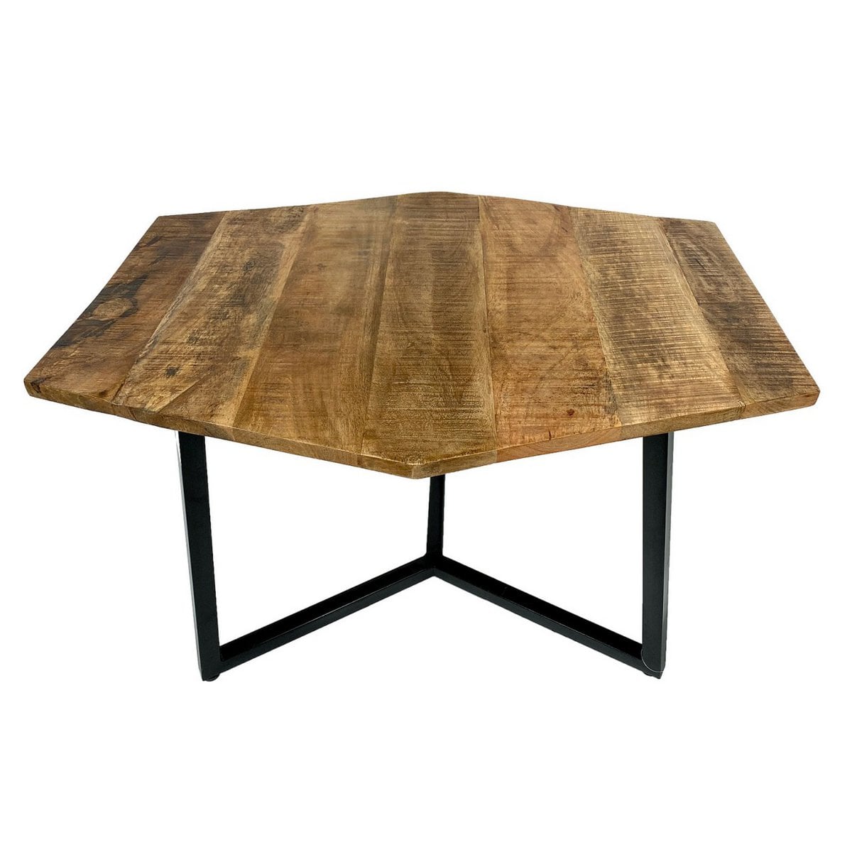 Salontafel set 2-delig woonkamertafel bijzettafel Paris metalen frame zwart wit of antiek zilver