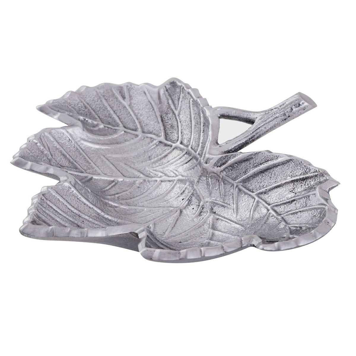 Decoratieve schaal aluminium bladgoud of zilveren bladschaal