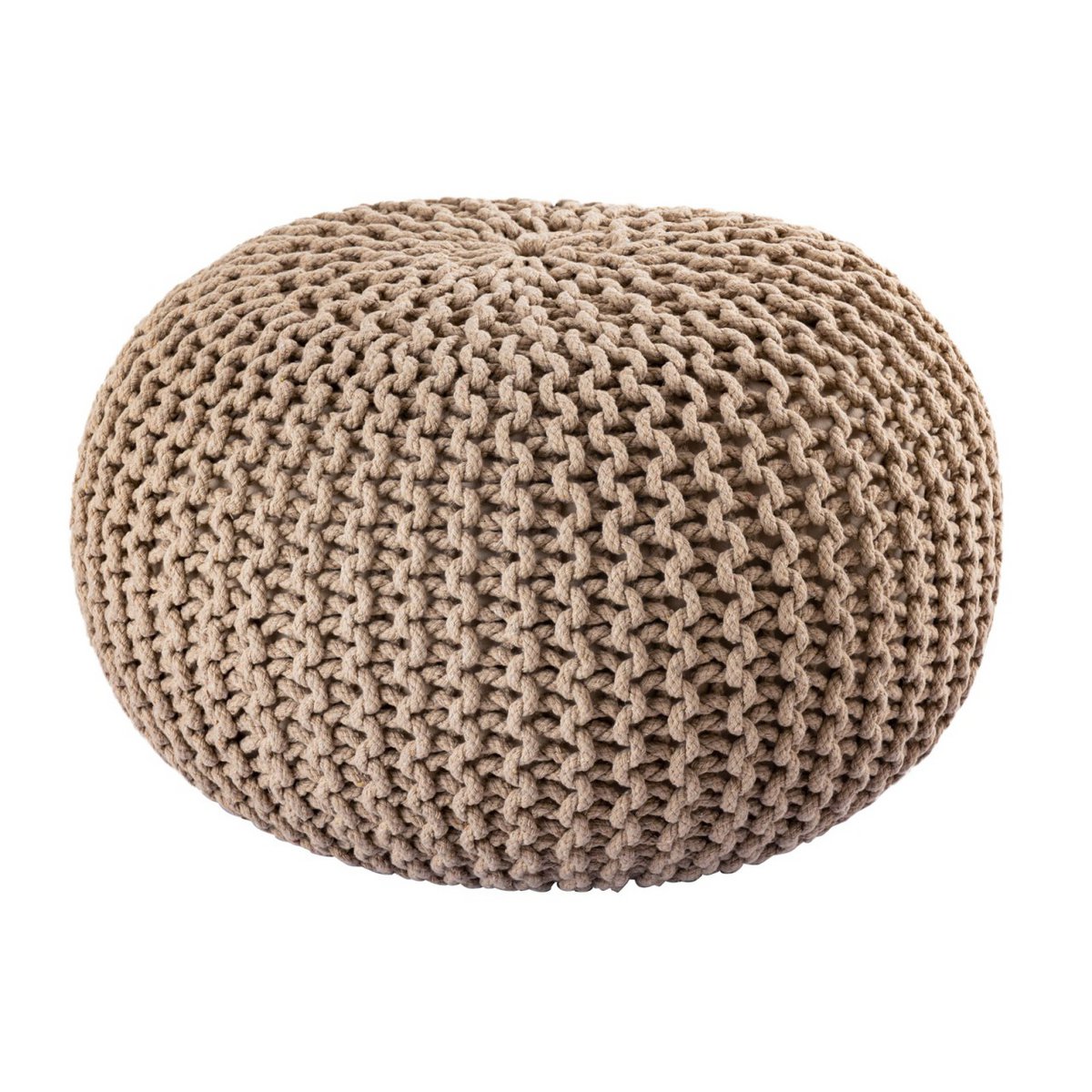Pouf Ø 55 H 37 H 37 brei -kruk stoel pouf vloerkussen duurzaam
